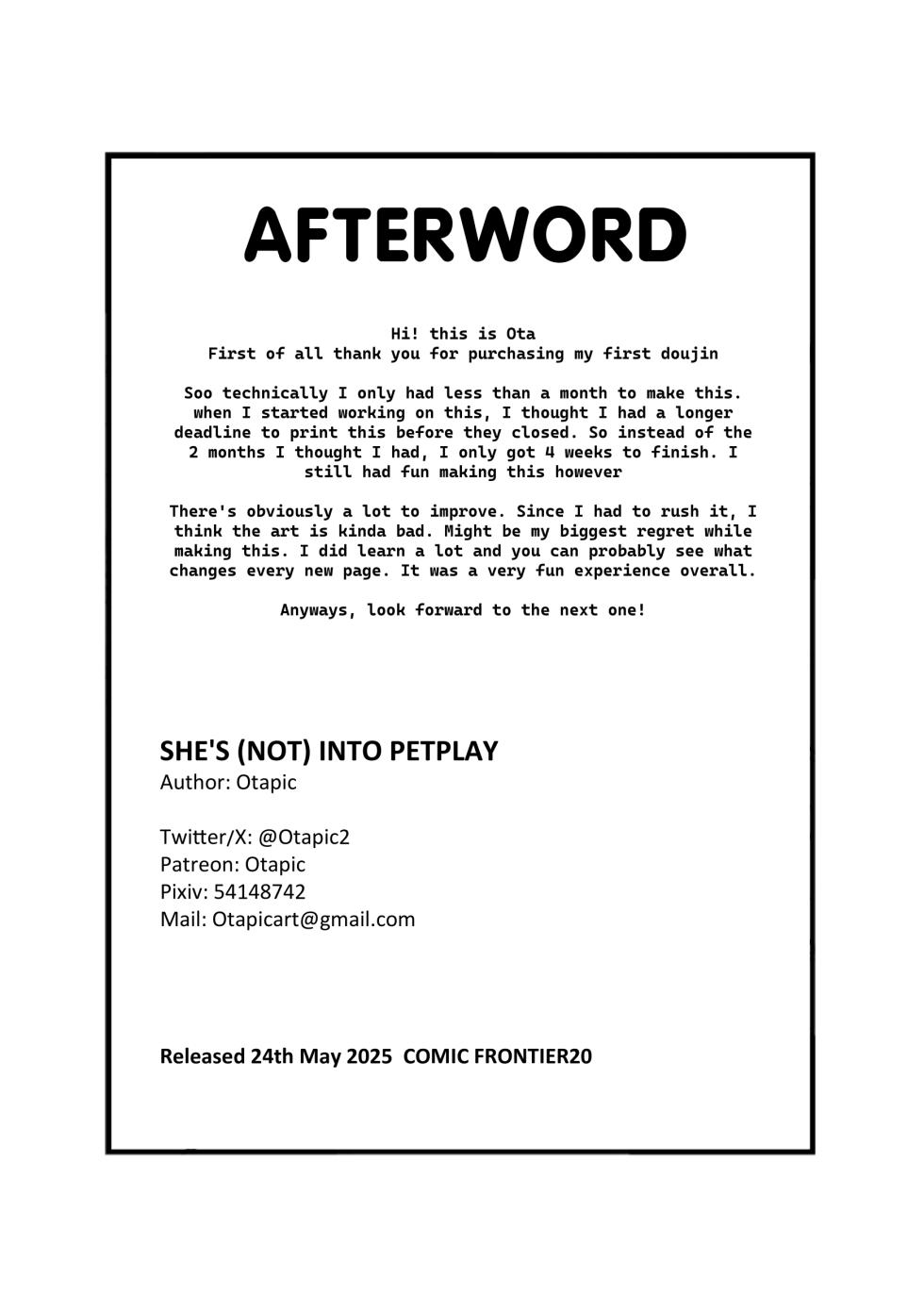 [Otapic] She's (Not) Into Petplay [Ouro Kronii][COMIFURO20] - Page 26