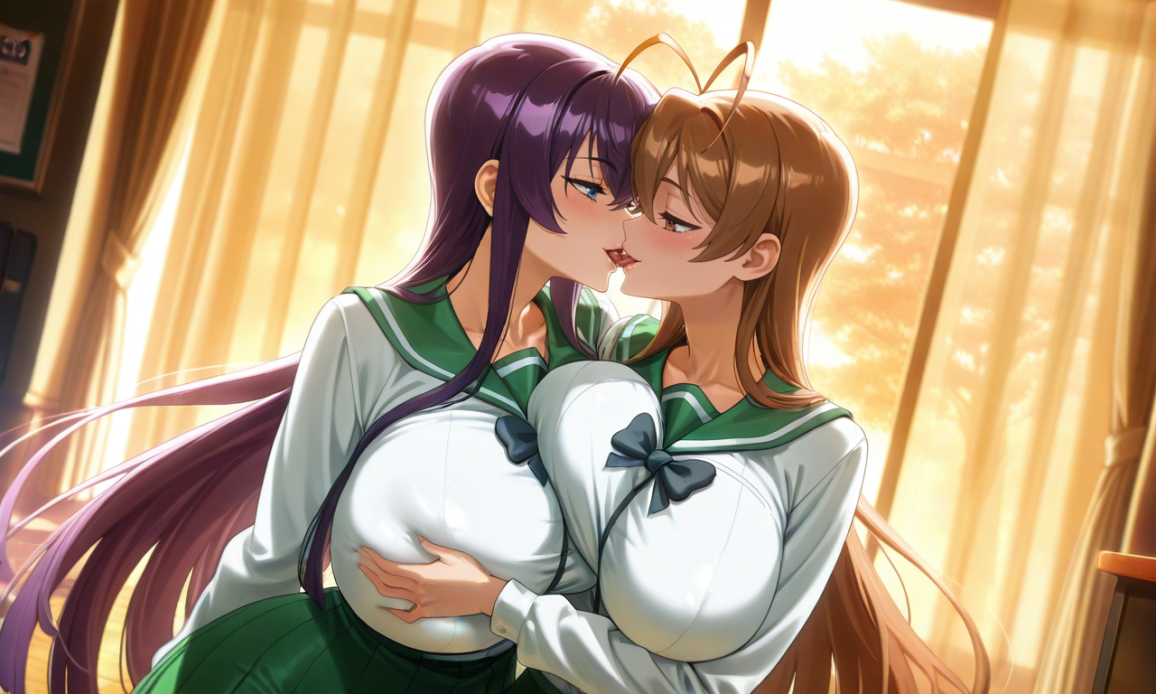 Highschool of the dead - Rei & Saeko daidoujipv ai generated - Page 7