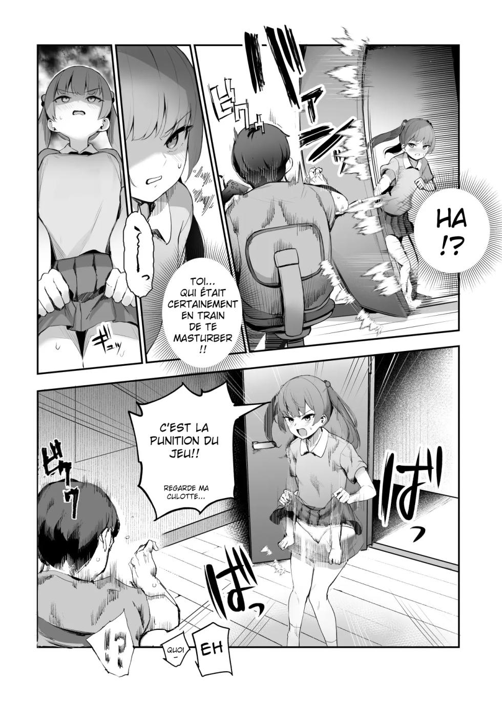[Nyuu Koubou (Ijou)] Ore o Batsu Game no Neta ni Suruna! (Shiro!) EX   Don't Use Me For Your Punishment Game! (Do it!) EX [FRENCH] - Page 7