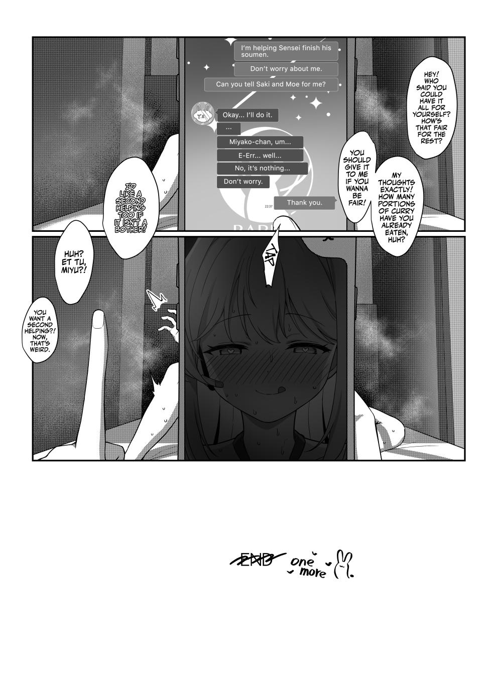 [Horizontal World (Matanonki)] Love It One More (Blue Archive) [English] [Team Rabu2] [Decensored] [Digital] - Page 27