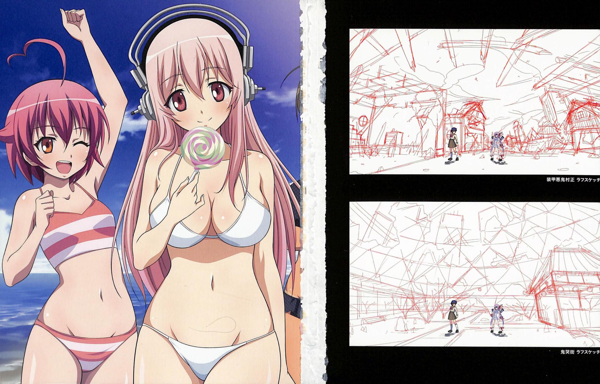 Nitro+ Blasterz Heroines Infinite Duel Character Model Sheets - Page 2