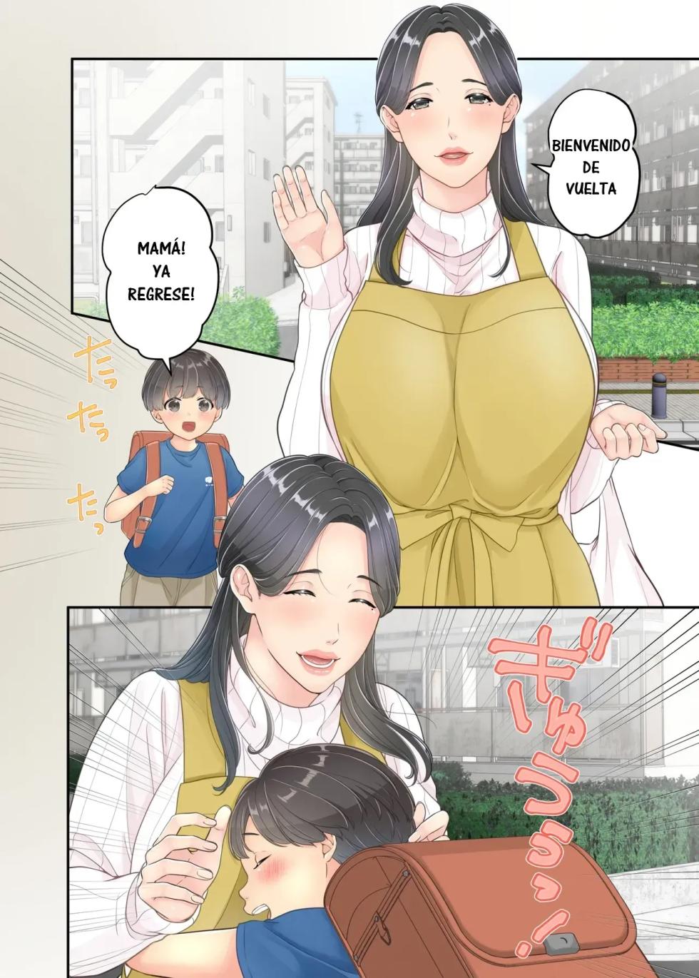 [Yuriko Club] Boku no Mama to Takuhai no Onii-san ga. | Mi Mamá y el Repartidor. [Spanish] [RYU.SHINS] - Page 3