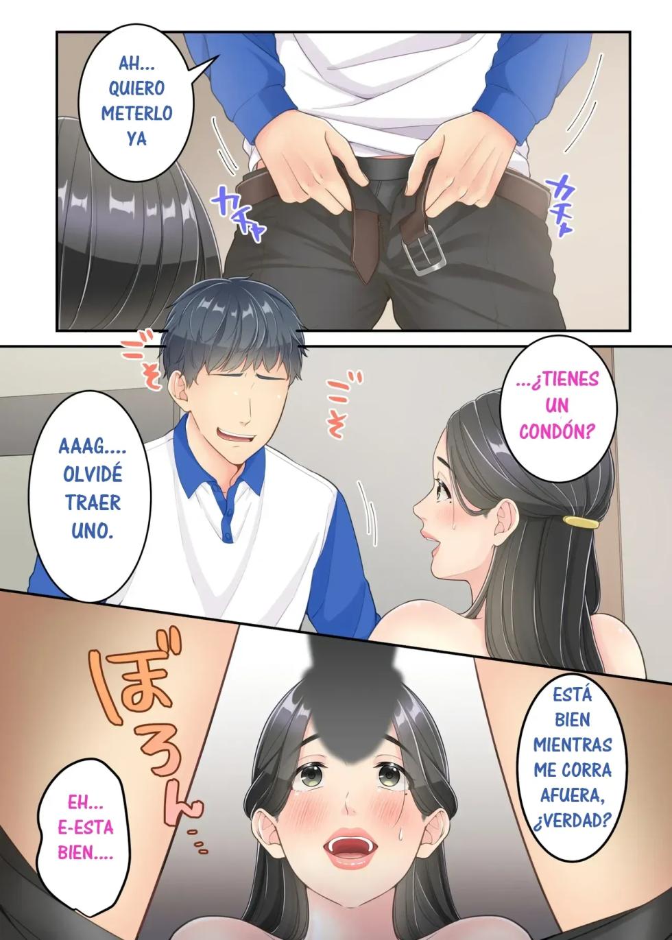 [Yuriko Club] Boku no Mama to Takuhai no Onii-san ga. | Mi Mamá y el Repartidor. [Spanish] [RYU.SHINS] - Page 39