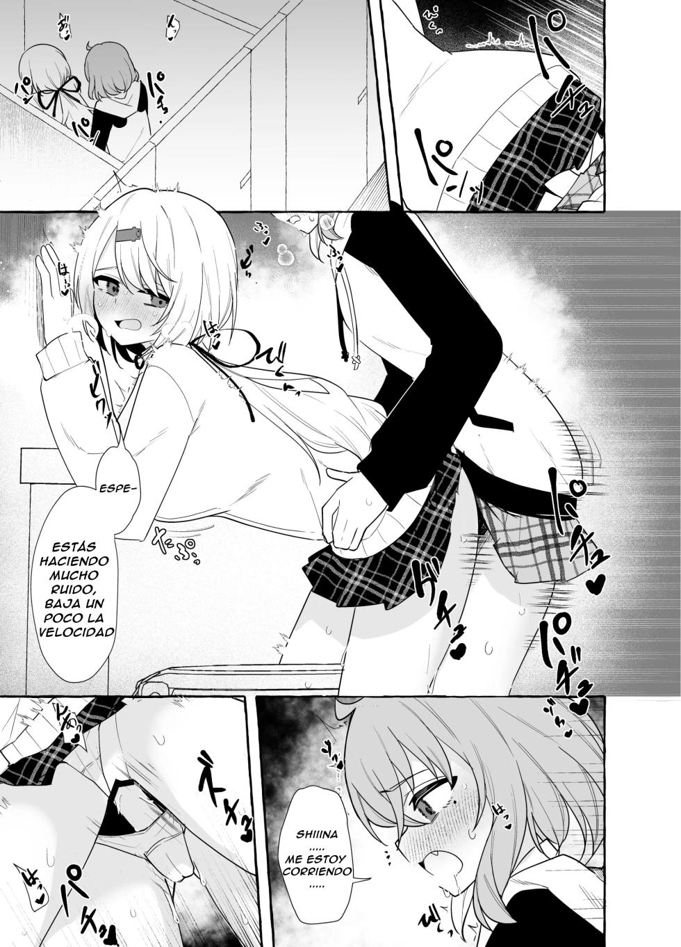 [Napopasu] Futanari Sasaki to Shiina｜Futanari Sasaki y Shiina (Nijisanji) {Spanish} {EbisuTraslade - ACATLLL} - Page 4