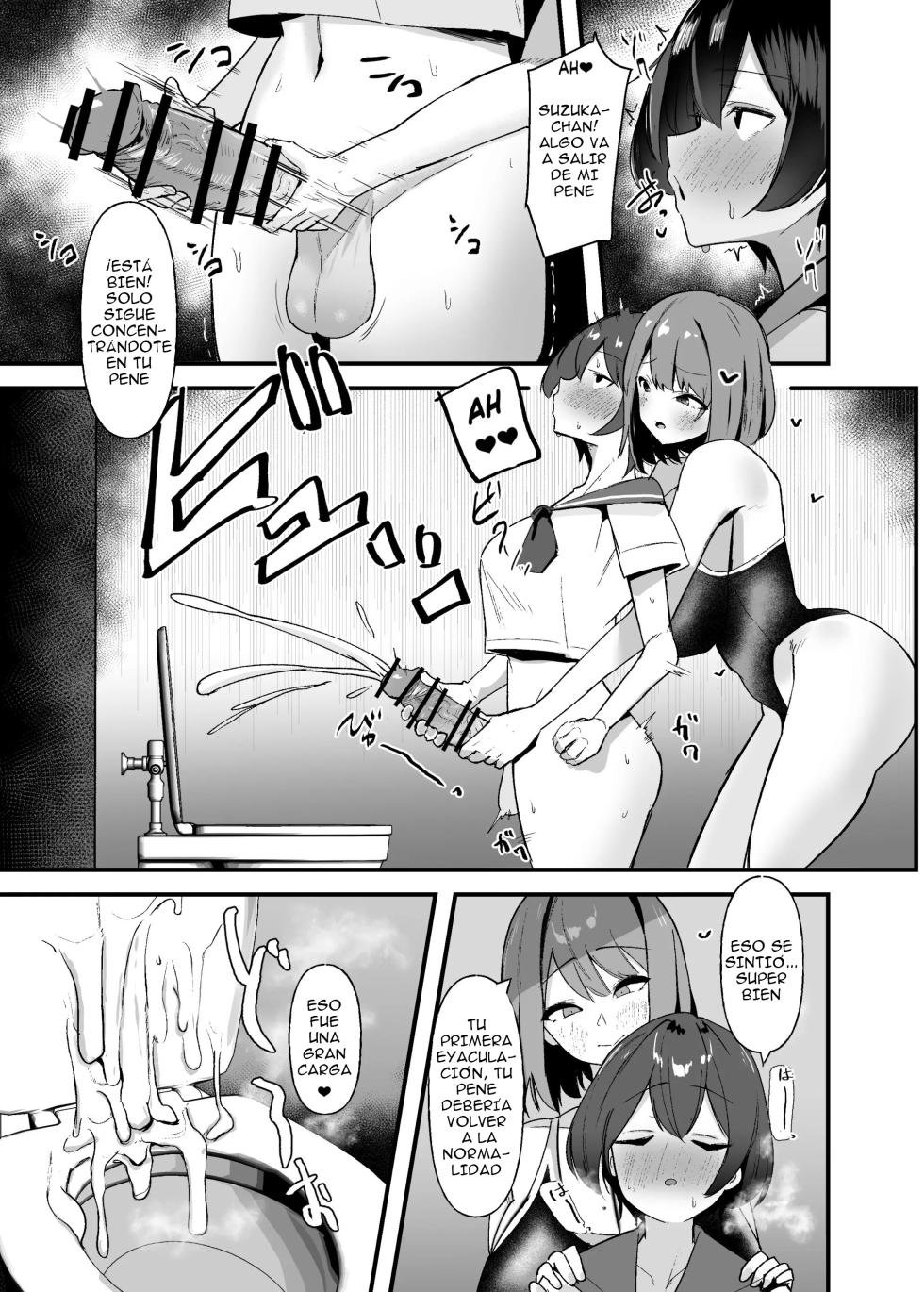 [COSCOteikoku (sella)] Futanari-chan wa Bokki Shitakunai! | ¡Futanari-chan No Quiere Que Se Le Pare! {Spanish} {EbisuTraslade - Winder} {Digital} - Page 10