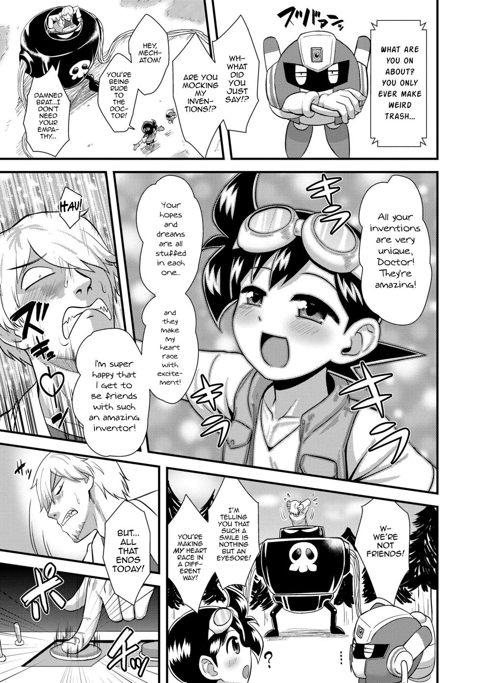 [Nagi Ichi] Hatsumei Shounen Touma! ~Tetsuda Hakase no Gyakushuu Heni~ [English] [mysterymeat3] [Digital] - Page 4