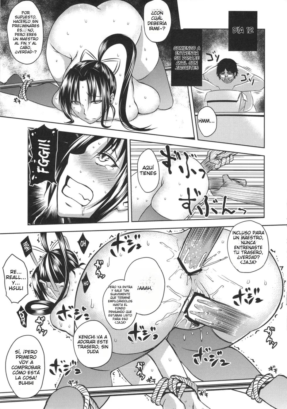 (C80) [Uruujima (Uruujima Call)] Shigure Choukyouki｜Diario del entrenamiento de Shigure (History's Strongest Disciple Kenichi) [Spanish] [BBBAS] - Page 12