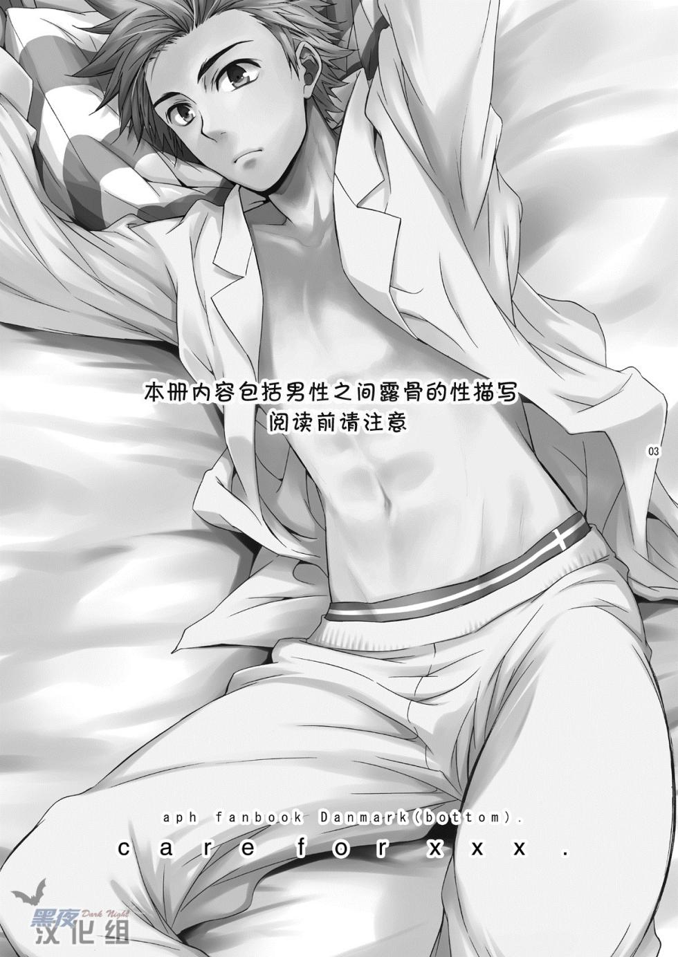 [Panda 4gou (Shima Kyousuke)] care for xxx. (Axis Powers Hetalia) [Chinese] [黑夜汉化组] - Page 2