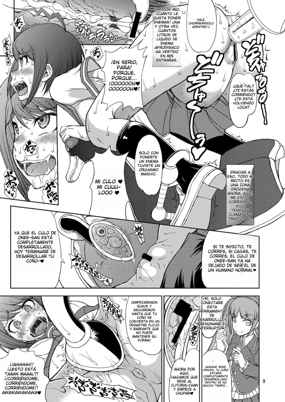 (C87) [Majimadou (Matou)] Zettai Zetsubou Zecchou Monorail｜Monoraíll del Desespero Absoluto y Extremo (Danganronpa) [Spanish] [BBBAS] [Digital] - Page 9