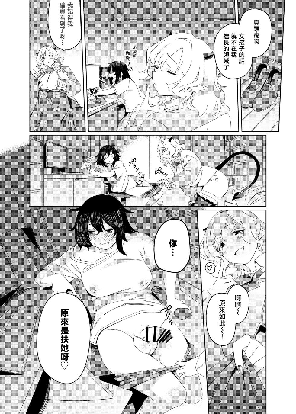 [Suimitsutou Koubou (Momo no Suidousui)] Gal Succubus to Futanari Neet | 魅魔和futa啃老族 [Chinese] [白杨汉化组×没有汉化] [Digital] - Page 8