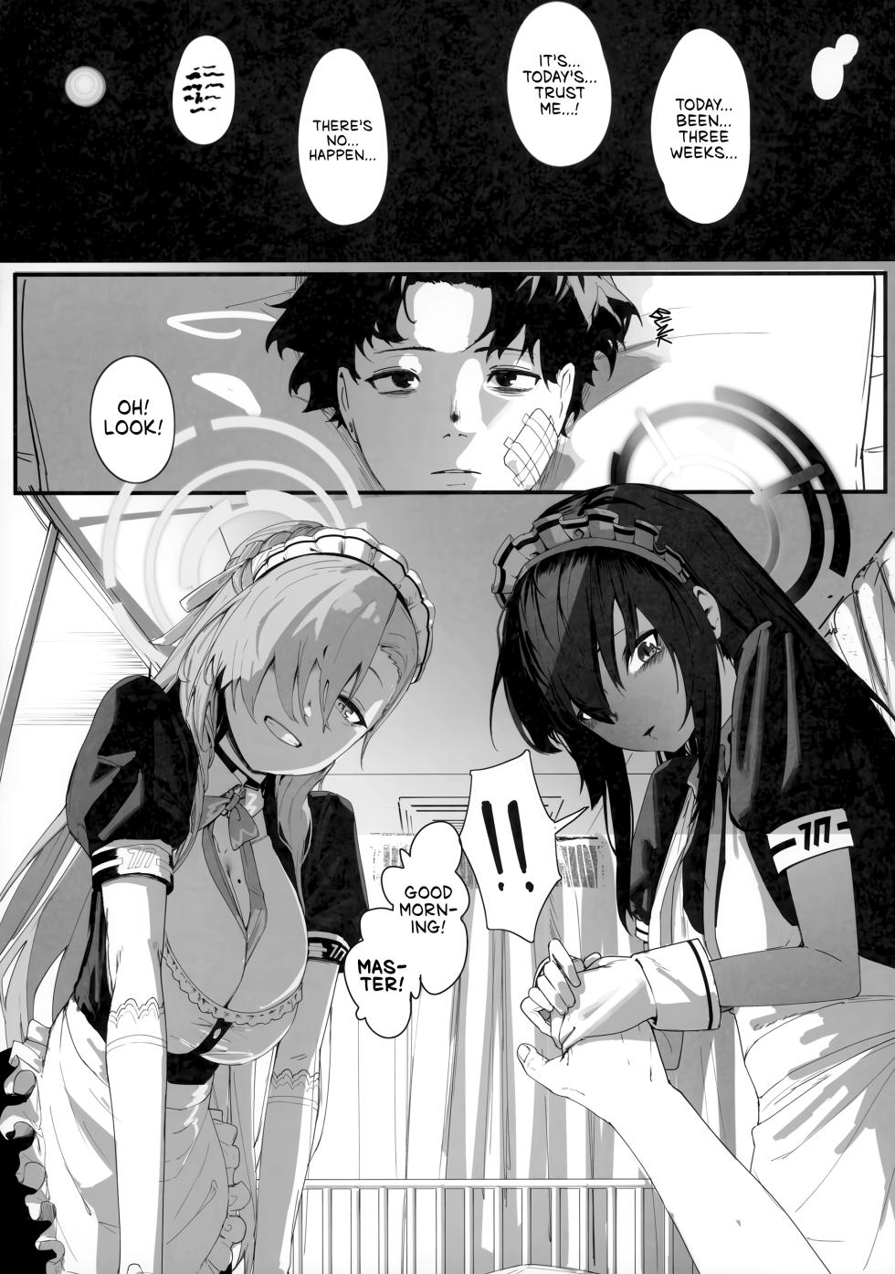 (C103) [Shikisoku Zeku (Shiki)] "Oyome-san" nii Shite Kure! | Make Me Your Bride, Too! Please! (Blue Archive) [English] [head empty + Black Grimoires] [Decensored] - Page 3