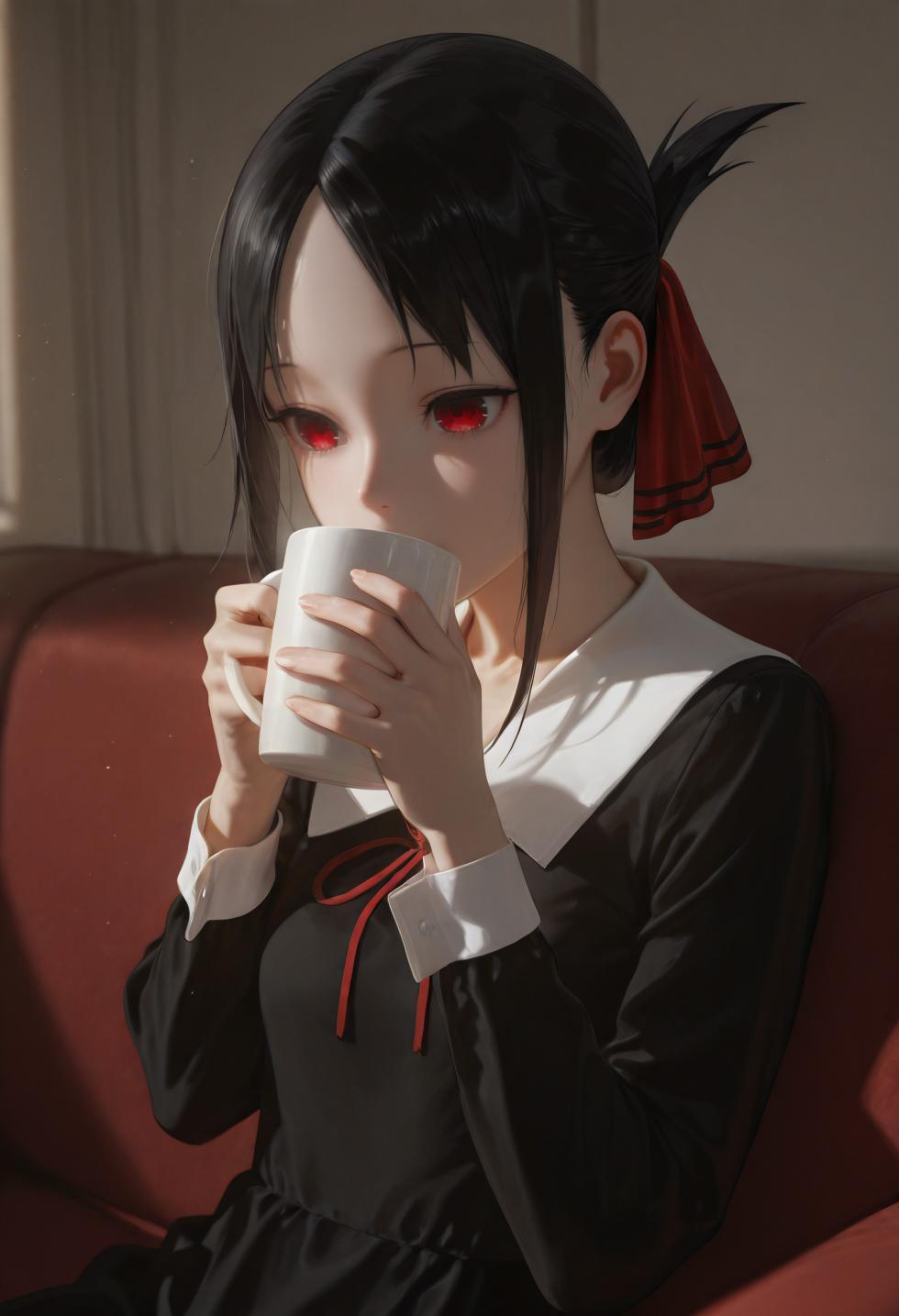 【at-sa-kon13】Kaguya Shinomiya [AI Generated] - Page 1