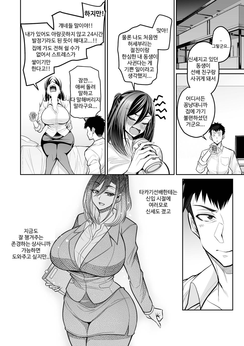 [Nishida Megane] Deka Chichi Kanojo Hatsujouchuu!! | 데카 가슴 그녀 발정중!! Ch. 1-9 [Korean] [뉴비라] [Digital] - Page 7