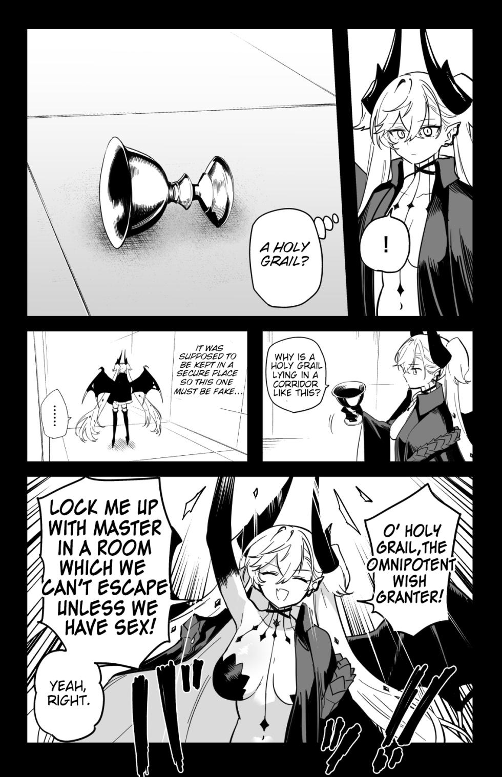 [Hirunagi] The Room That You Can't Get Out Until You ◯◯◯◯ (Fate/Grand Order)[English] - Page 2