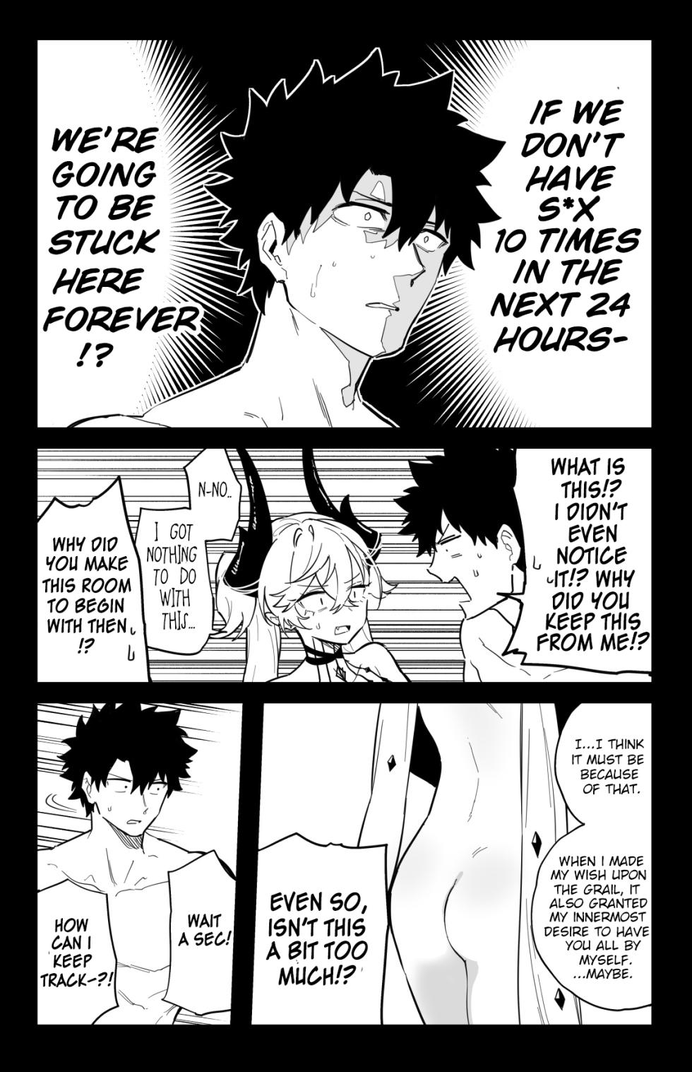 [Hirunagi] The Room That You Can't Get Out Until You ◯◯◯◯ (Fate/Grand Order)[English] - Page 18
