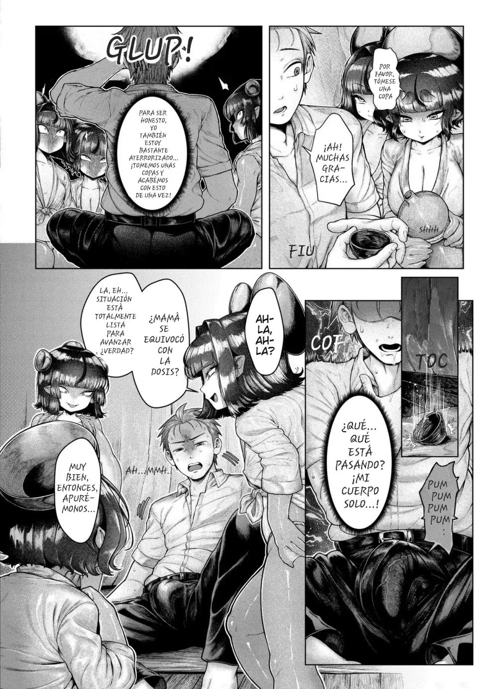 [Ujihara Shitone] Shin - Kappa Mura｜Remojándose - En la Aldea Kappa (COMIC Kaien VOL.17) [Spanish] [Me ba] [Digital] - Page 10