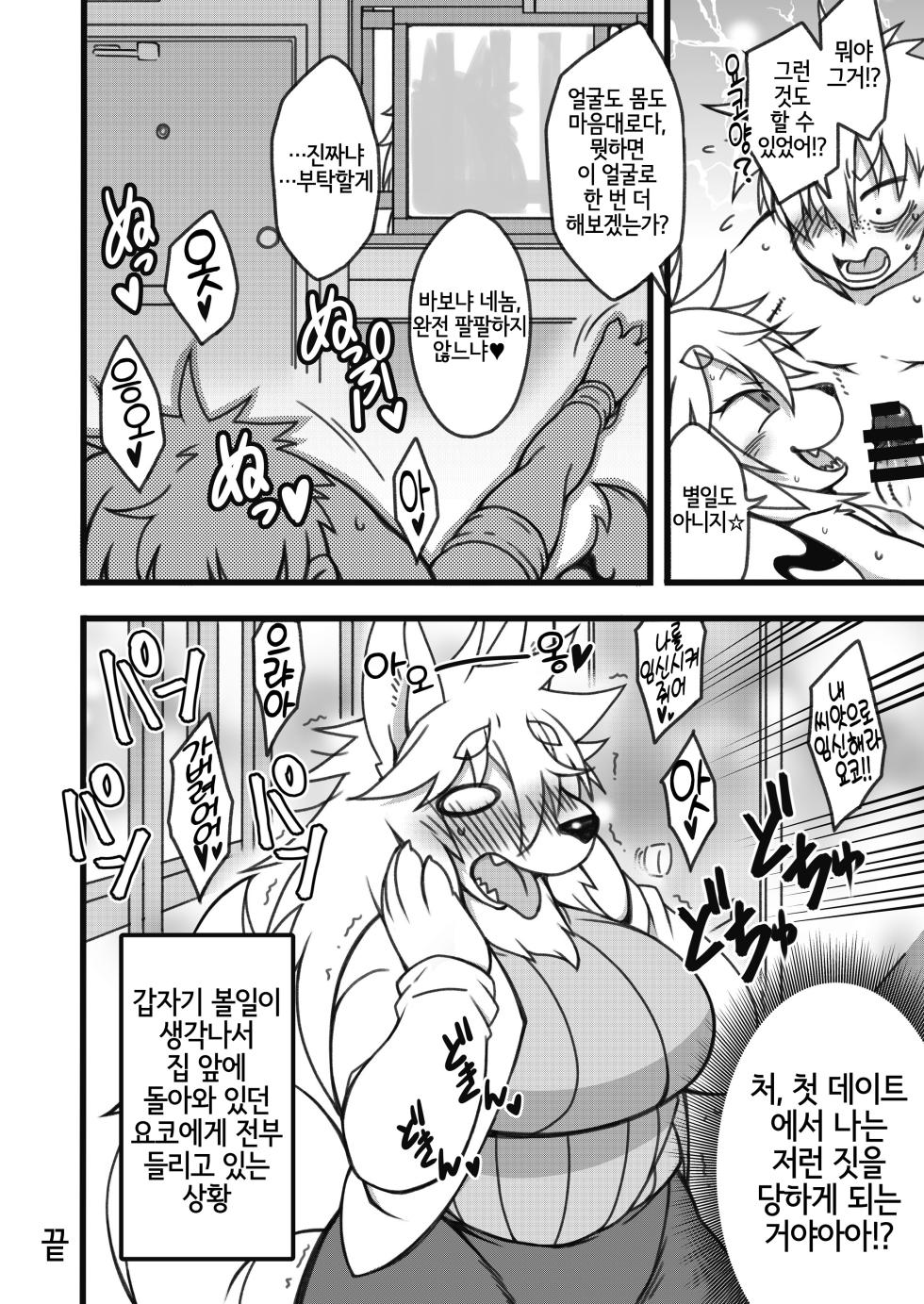 [Mayoineko (Nakagami Takashi)] Tonari no Majin-san | 이웃집 마신씨 (Kemokko Lovers 10) [Digital] [Korean] [LWND] - Page 15