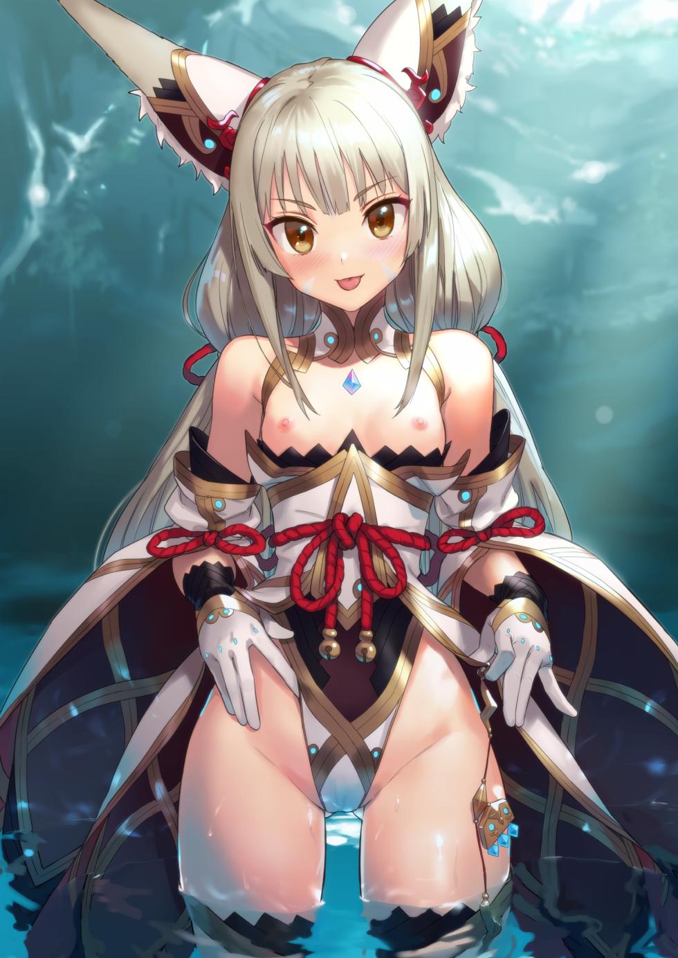 [Ajisaidenden (Kawakami Rokkaku, Takanashi Rei)] Nia no Oshiri de Iyasare Hon (Xenoblade Chronicles 2) [Digital] - Page 37