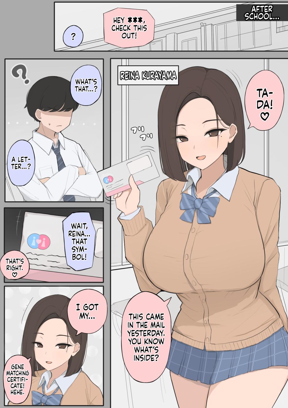 [Saiaku Devil] Childhood Friend Taken Thanks To A Gene Matching Organization  [English] [Tekkamaki] - Page 1