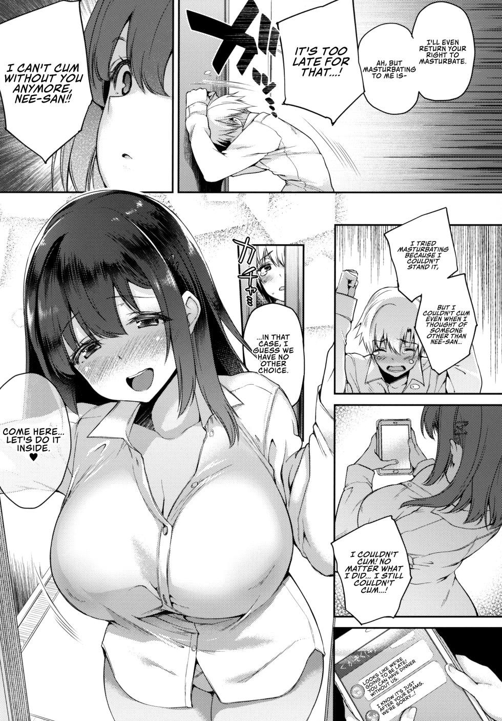 (C97) [Mata Ashita. (Oohira Sunset)] Anenie Life -Boku no Onanie wa Ane no Mono- | Big Sis Masturbation Life -My Masturbation Right Belongs to My Older Step Sister- [English] [RedLantern] [Decensored] - Page 25