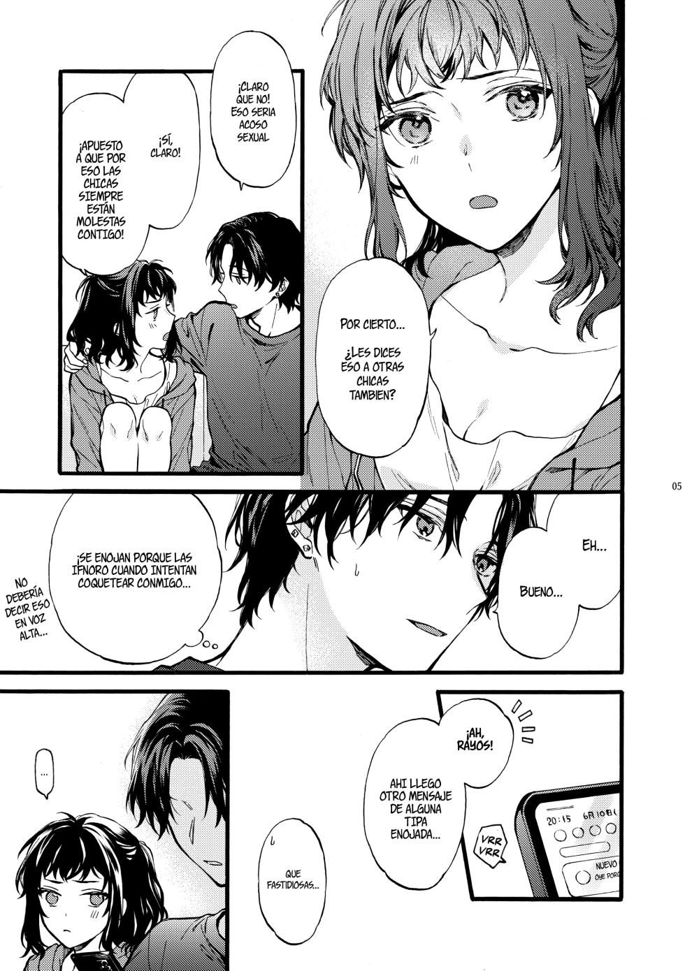 [ClockLord (Suzushiro Nerita)] Kono Hito Kareshi ja Arimasen!! (3) ~Shinomura Kyoudai no Nichijou~｜¡¡Este Chico NO es my Novio!! (3) ~Un día en la vida de los hermanos Shinomura~ [Spanish] [Alteracionskl Scan S.A.] - Page 4