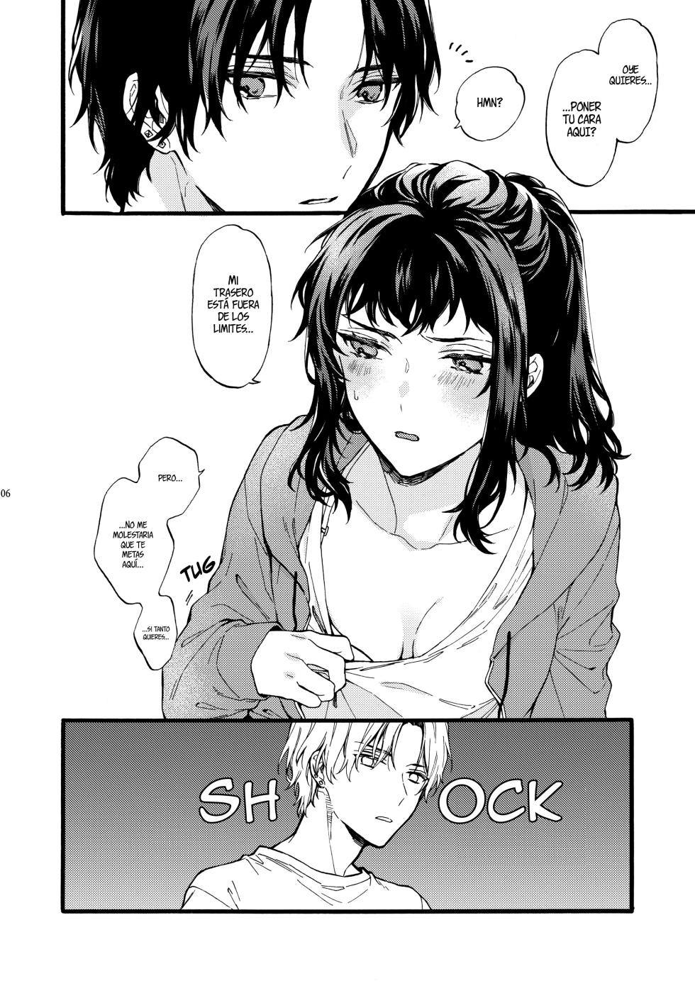 [ClockLord (Suzushiro Nerita)] Kono Hito Kareshi ja Arimasen!! (3) ~Shinomura Kyoudai no Nichijou~｜¡¡Este Chico NO es my Novio!! (3) ~Un día en la vida de los hermanos Shinomura~ [Spanish] [Alteracionskl Scan S.A.] - Page 5