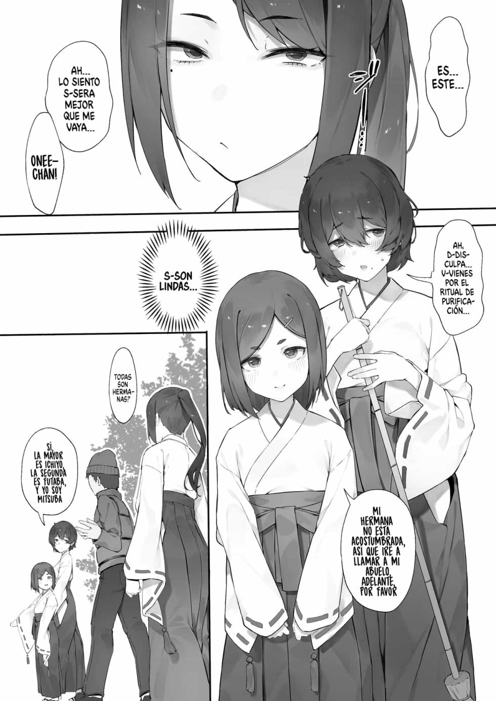 [Nigiri Usagi] Shinrei Spot ni Ittara Yabbai no ga Tsuita node Nekosogi Suidashite Morau｜Fui a un Lugar Embrujado y Algo Terrible me Poseyó, Así que me lo Sacaron a Corridas [Spanish] [Traducciones Jaguarlo] - Page 3