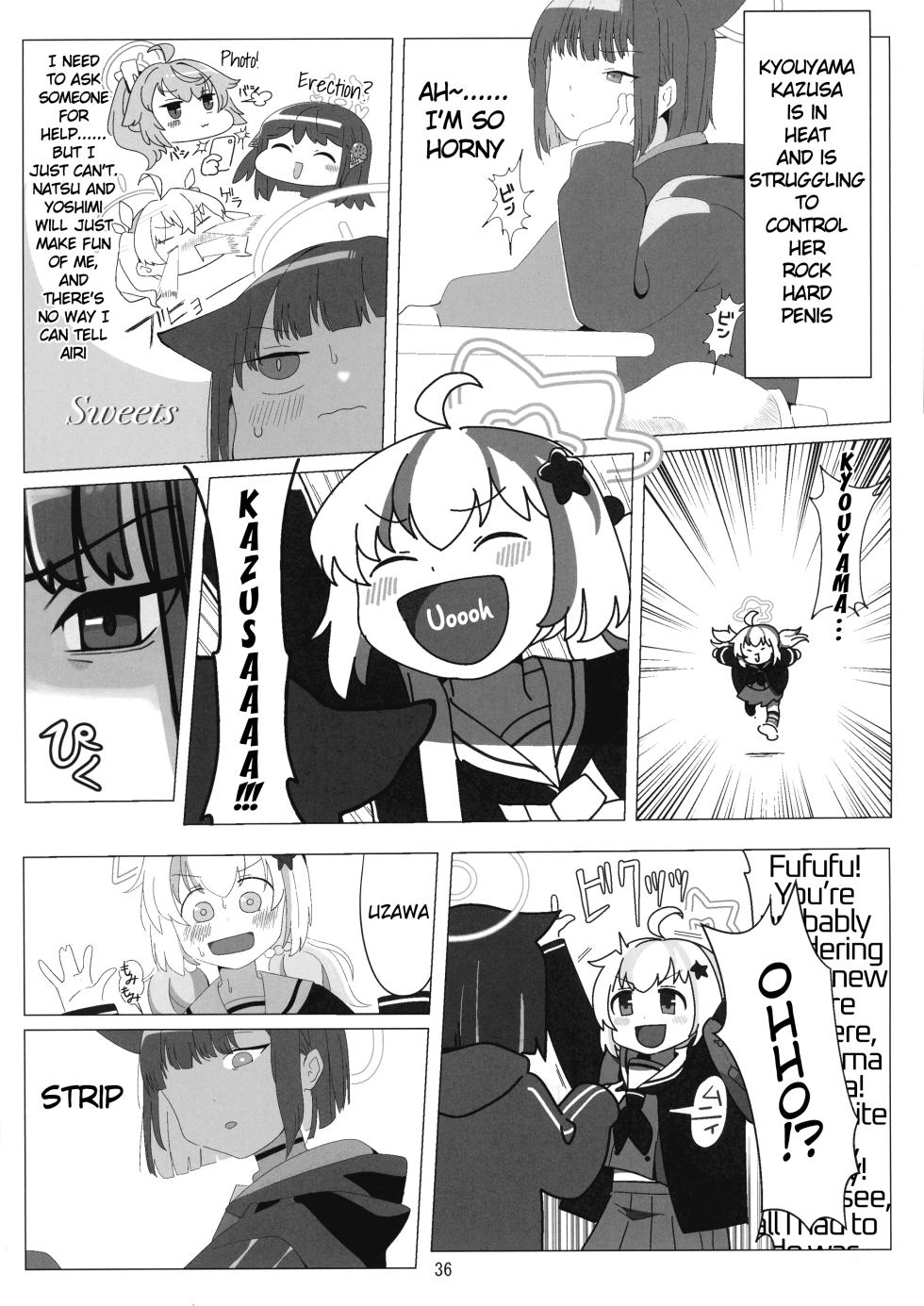 (C103) [Fuji Sengendou (Various)] BuruAka Futanari Goudou (Blue Archive) [English] - Page 36