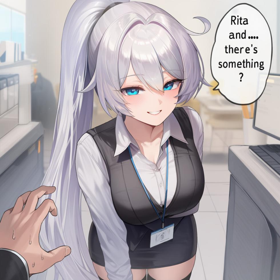 (GRAY)Office Lady Rita-3 [AI Generated] - Page 11