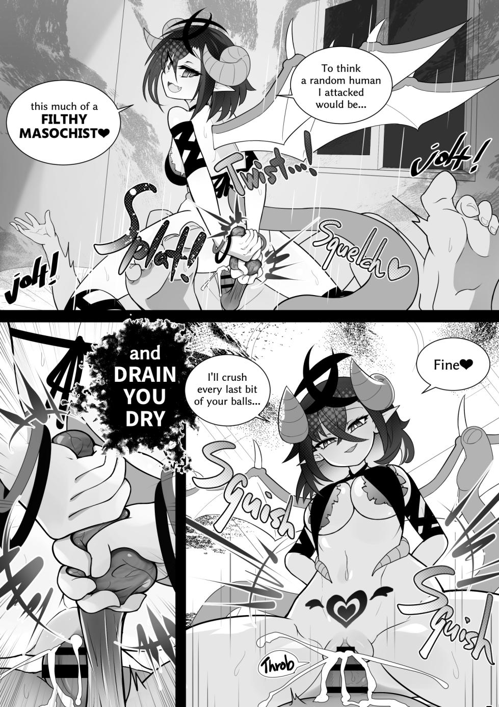 （結城たから）物理的に搾り潰すサキュバス（不知何人漢化）[Chinese] - Page 18