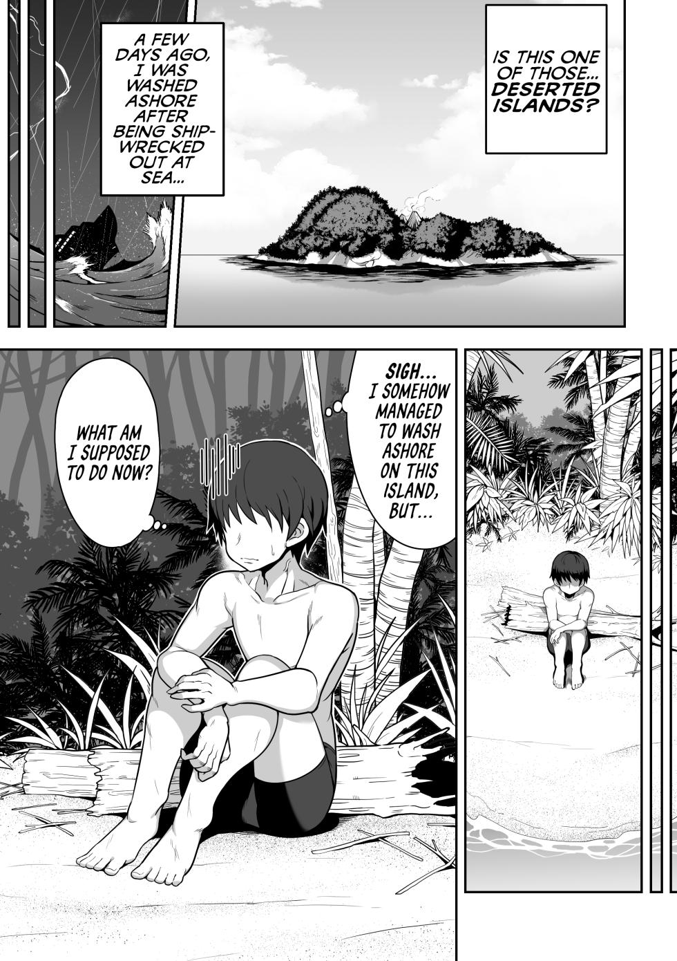 [Cranky-ya (Cranky)] Mujintou de Dekashiri Muchimuchi Amazon-san to Asedaku SEX | Steamy, Sweaty Sex with A Plump Ass Amazoness on A Deserted Island [English] [Suizokukan] - Page 2