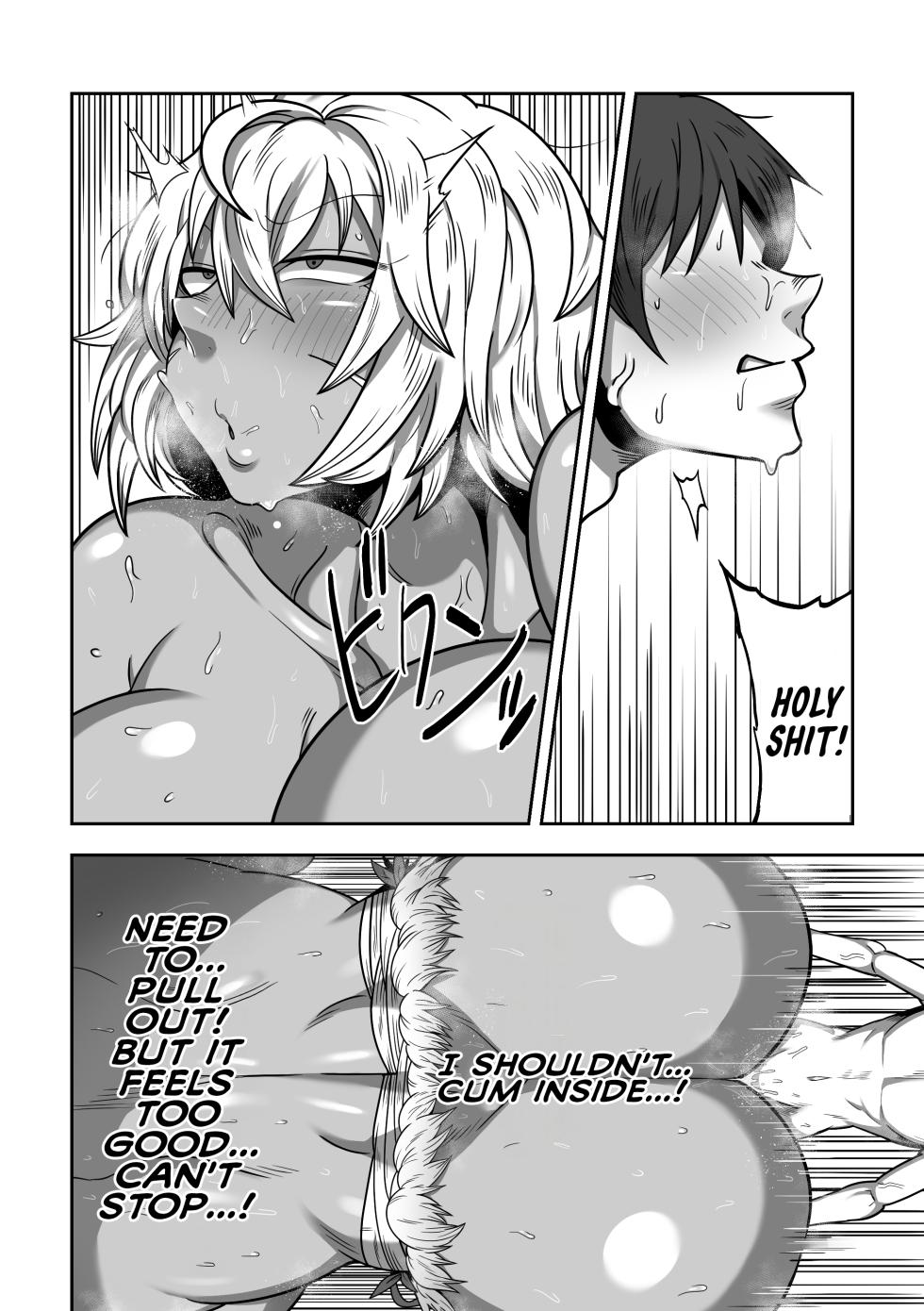 [Cranky-ya (Cranky)] Mujintou de Dekashiri Muchimuchi Amazon-san to Asedaku SEX | Steamy, Sweaty Sex with A Plump Ass Amazoness on A Deserted Island [English] [Suizokukan] - Page 31