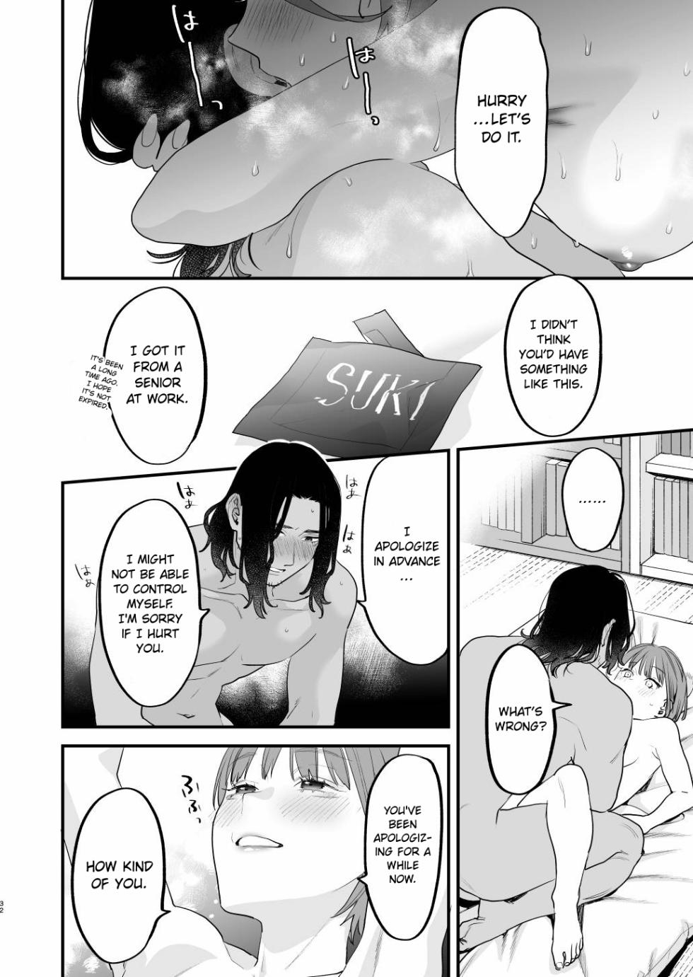 [Mushaburu (Musha Sabu)] Suki ni Nattara Dame, Nano ni -Hitozuma no Osananajimi- | I Shouldn't Fall in Love, But... -My Married Childhood Friend- [English] [ConTL] [Digital] - Page 32