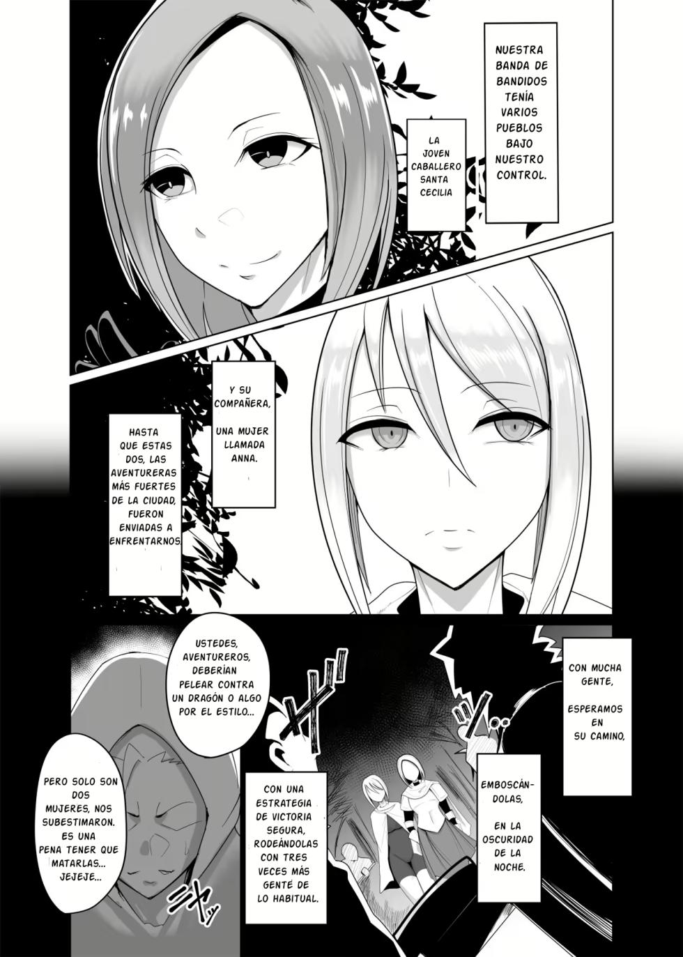 [PitaPita (Pita)] Ningyouka no Kubiwa: Kukkyou na Onna Boukensha o Hokakushi Pride o Heshiori Moteasobu [Spanish] - Page 5