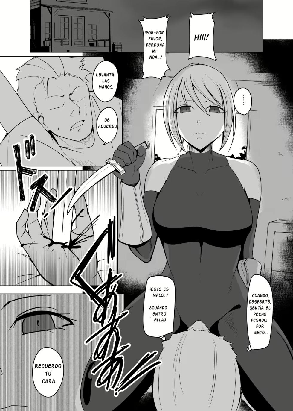 [PitaPita (Pita)] Ningyouka no Kubiwa: Kukkyou na Onna Boukensha o Hokakushi Pride o Heshiori Moteasobu [Spanish] - Page 9