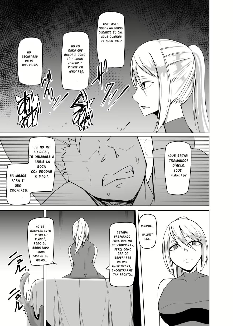 [PitaPita (Pita)] Ningyouka no Kubiwa: Kukkyou na Onna Boukensha o Hokakushi Pride o Heshiori Moteasobu [Spanish] - Page 10
