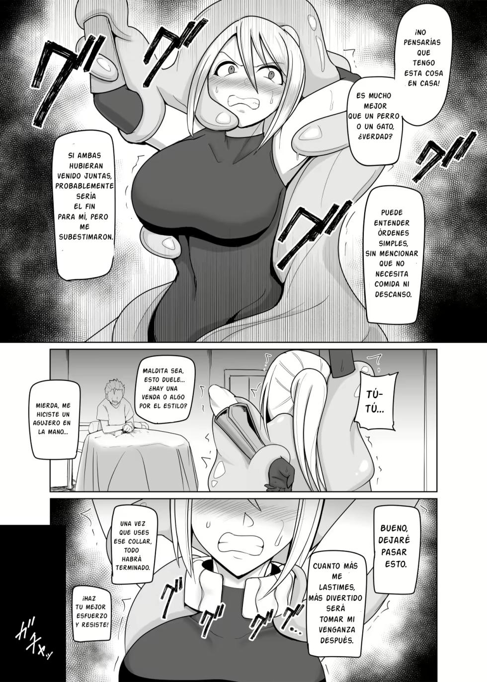 [PitaPita (Pita)] Ningyouka no Kubiwa: Kukkyou na Onna Boukensha o Hokakushi Pride o Heshiori Moteasobu [Spanish] - Page 12