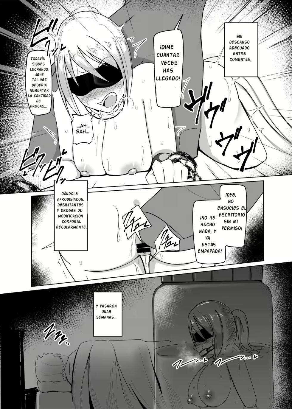 [PitaPita (Pita)] Ningyouka no Kubiwa: Kukkyou na Onna Boukensha o Hokakushi Pride o Heshiori Moteasobu [Spanish] - Page 23