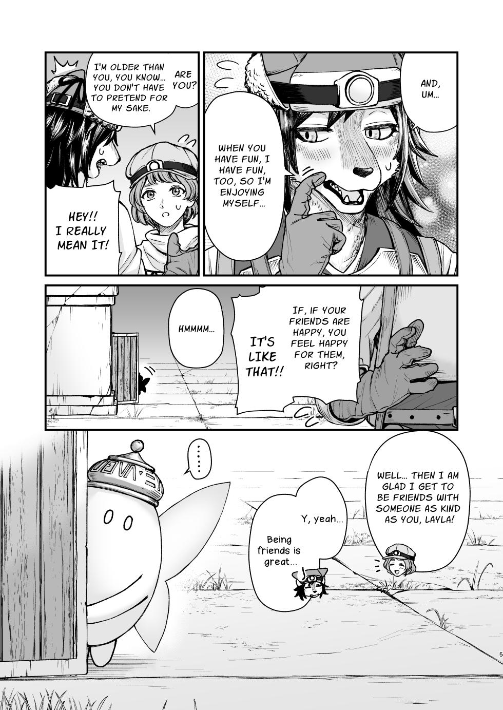 [Ebijetto Seikyoku (K1 Mura)] Seirei ni Hayasa Reru Hanashi | A Package from a Genie [Digital] [English] [nekomatamaomao] - Page 4