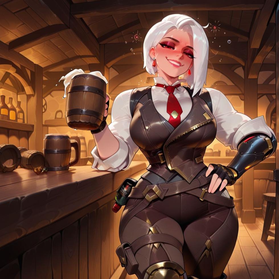 Ashe (Overwatch) septerna ai generated - Page 3