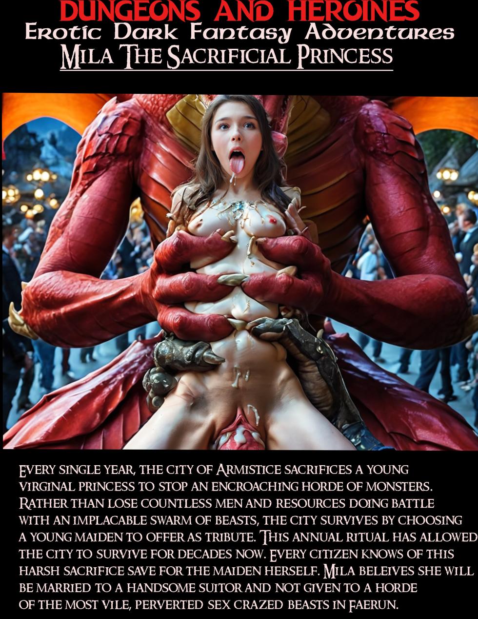 The Sacrificial Princess Mila [AI Generated] - Page 1