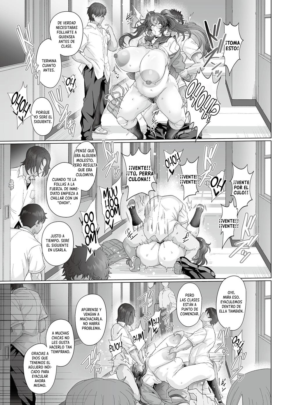 [Tawara Hiryuu] Seishori Gimuka Sekai - Sekkusu Ga Kyosei-tekina Sekai Ch. 1-7｜El Mundo del Alivio Sexual Obligatorio Cap. 1-7 [Spanish] [Daraku Hotel] - Page 20