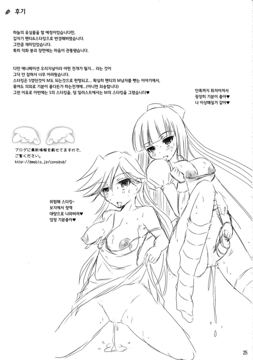 (C79) [Consava (Himeno Komomo)] bitch angel now! (Panty & Stocking with Garterbelt) [Korean] - Page 24