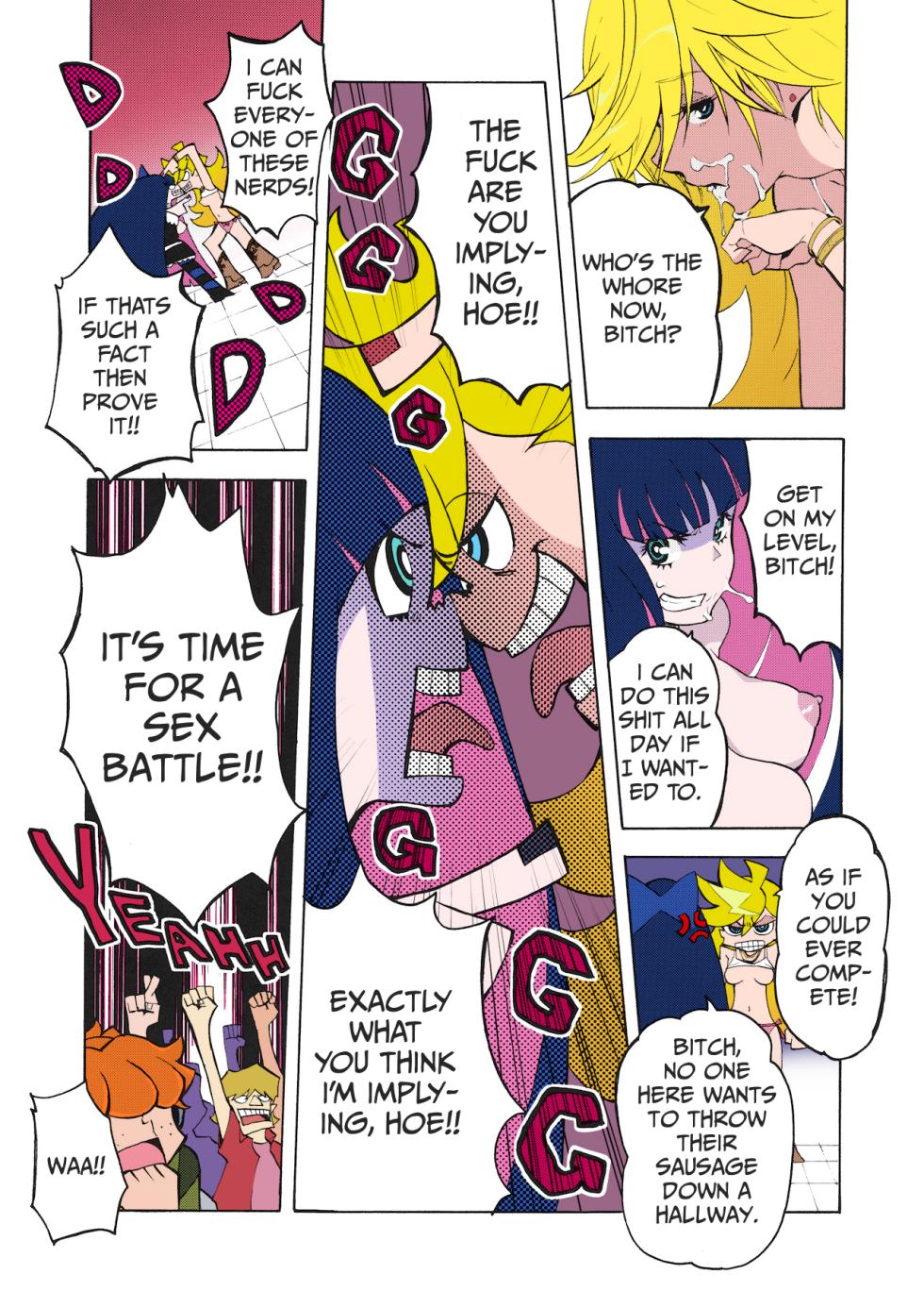 (C79) [Manga Super (Nekoi Mie)] CRAZY 4 YOU! (Panty & Stocking with Garterbelt) [English] [ImadeGumbo] [Colorized] - Page 8