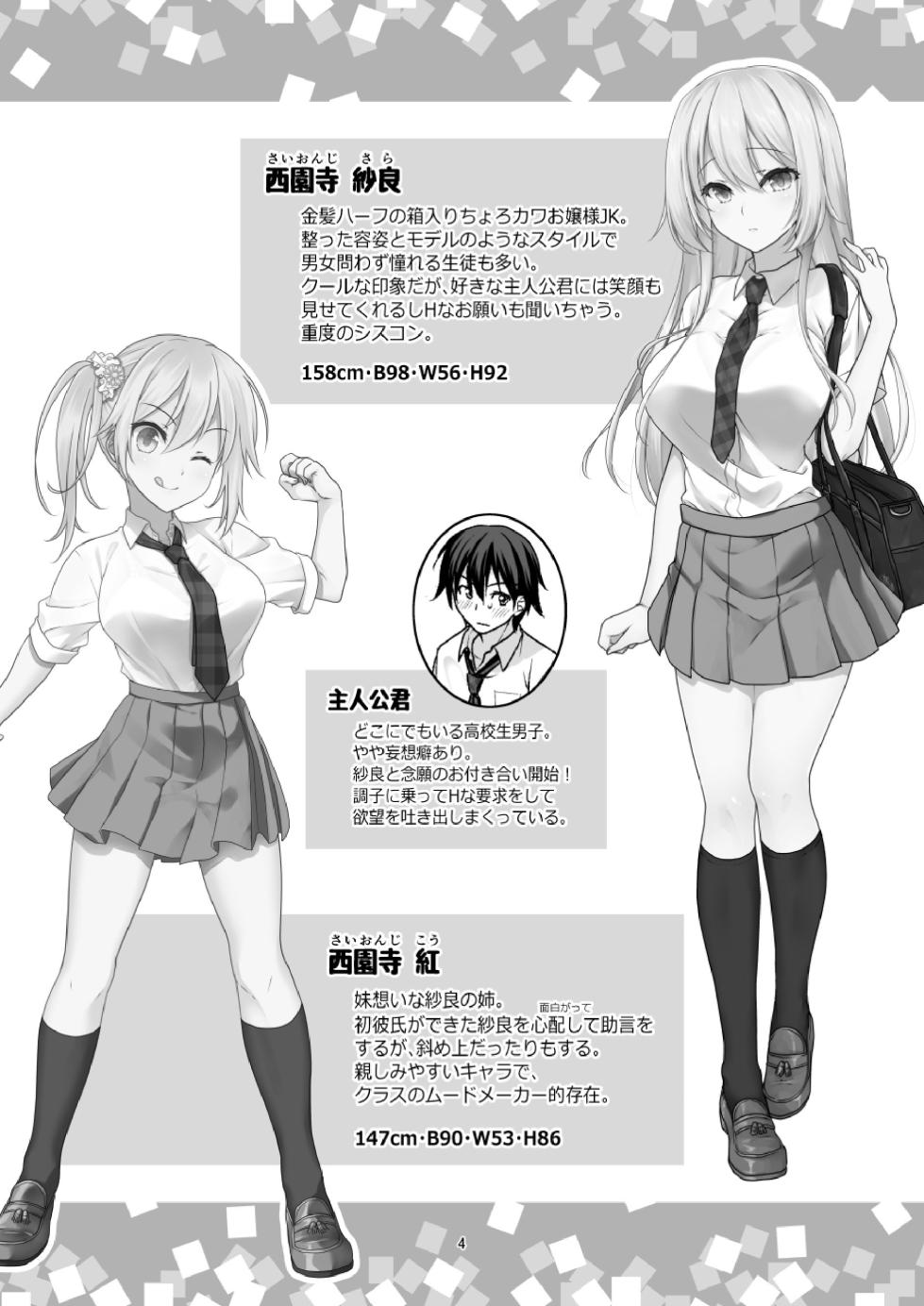 [Marimo-ya (Mori Marimo)] Ideal Girlfriend 3 ~Cute and Easy Lady Sara's Officially Approved Sister Service H~ - Page 4