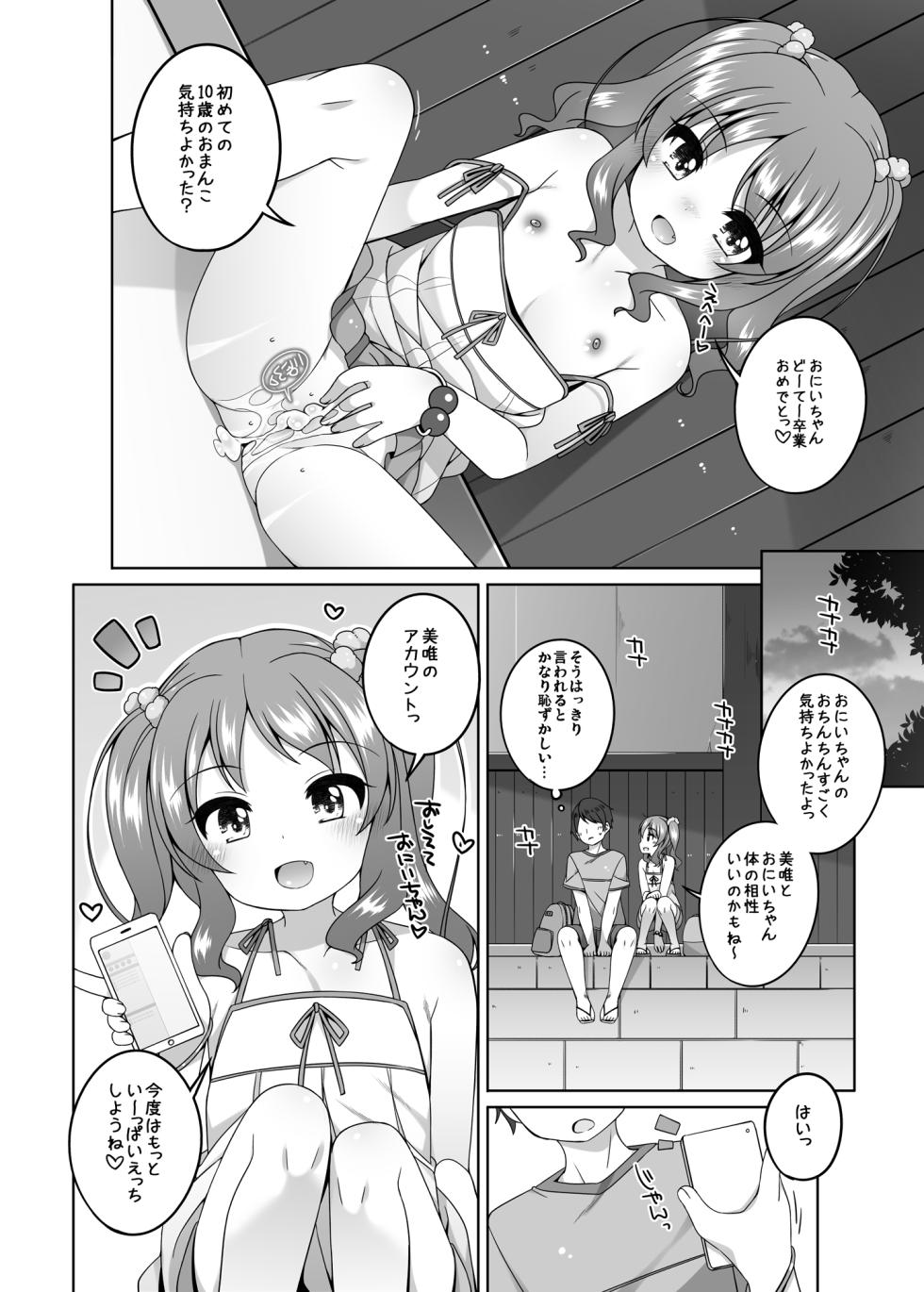 [kuma-puro (Shouji Ayumu)] Ecchi Daisuki Miyu-chan [Digital] - Page 22