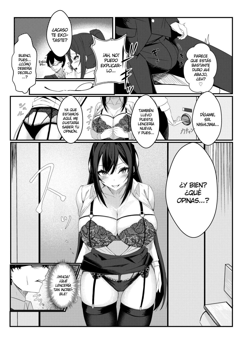 [Mittsuman (Kazuha)] Kyou kara Ladies Shitagi Brand no Producer o Makasaremashita.｜Asignado Para Producir Una Marca De Ropa Interior Femenina. [Spanish] [Kejotan] - Page 14