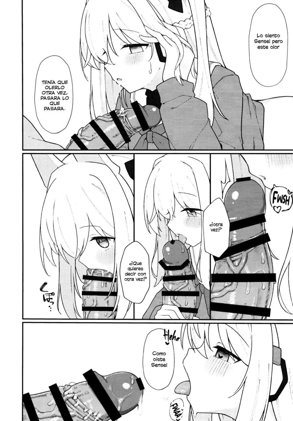 (C103) [Damenahidou (Damenahito)] Usagiana ni Ochiru - down the RABBIT1 hole...｜Por el agujero del RABBIT1... (Blue Archive) [Spanish] [Cathal y sus panas] - Page 15