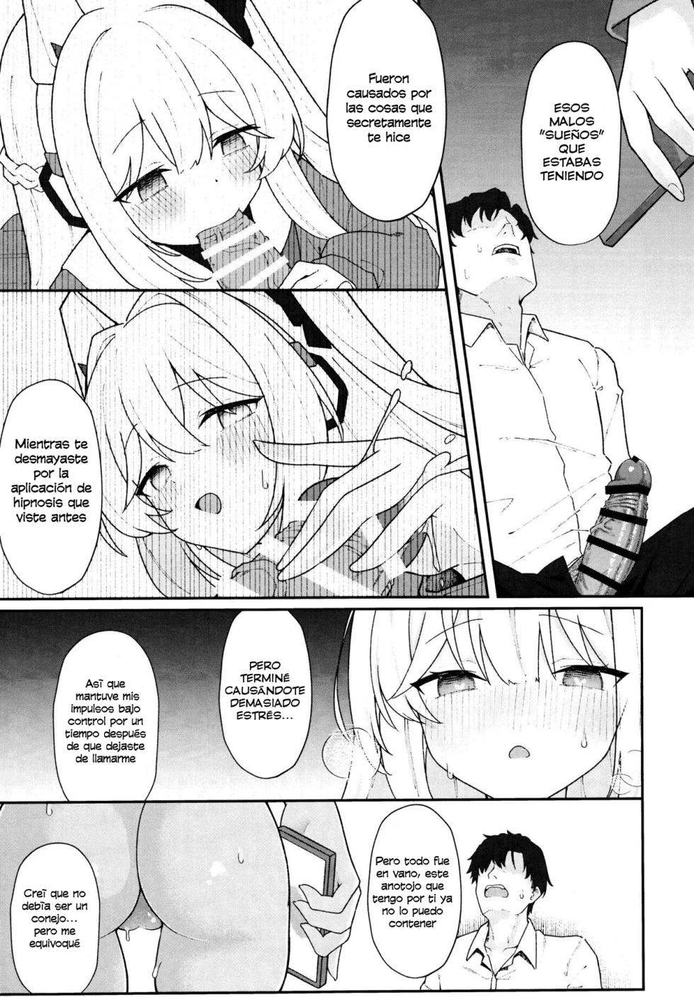 (C103) [Damenahidou (Damenahito)] Usagiana ni Ochiru - down the RABBIT1 hole...｜Por el agujero del RABBIT1... (Blue Archive) [Spanish] [Cathal y sus panas] - Page 16