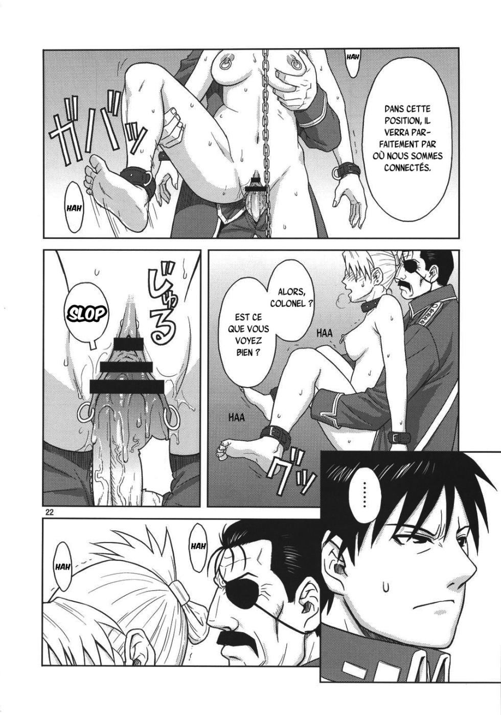 (C78) [AZASUKE WIND (AZASUKE)] Slave Secretary (Fullmetal Alchemist) [French] {SAXtrad} - Page 21